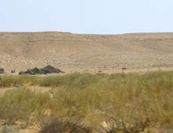 Campement de nomades vers Borj Bourguiba